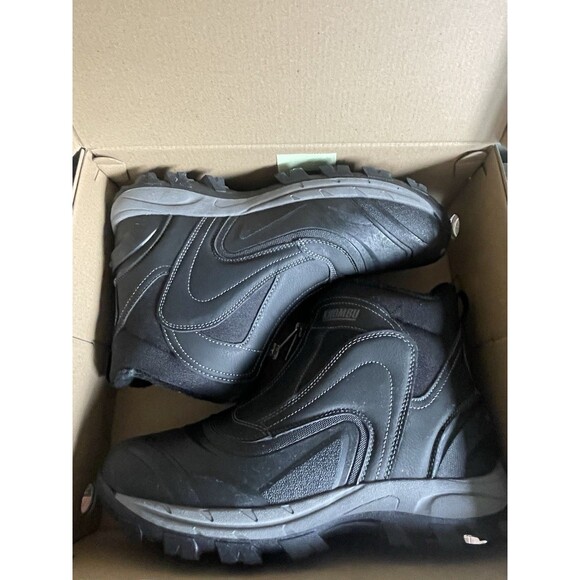 Khombu Men's Mason Black Cushioned Footbed Hybrid Winter Boots SIZE 11 - Picture 8 of 8